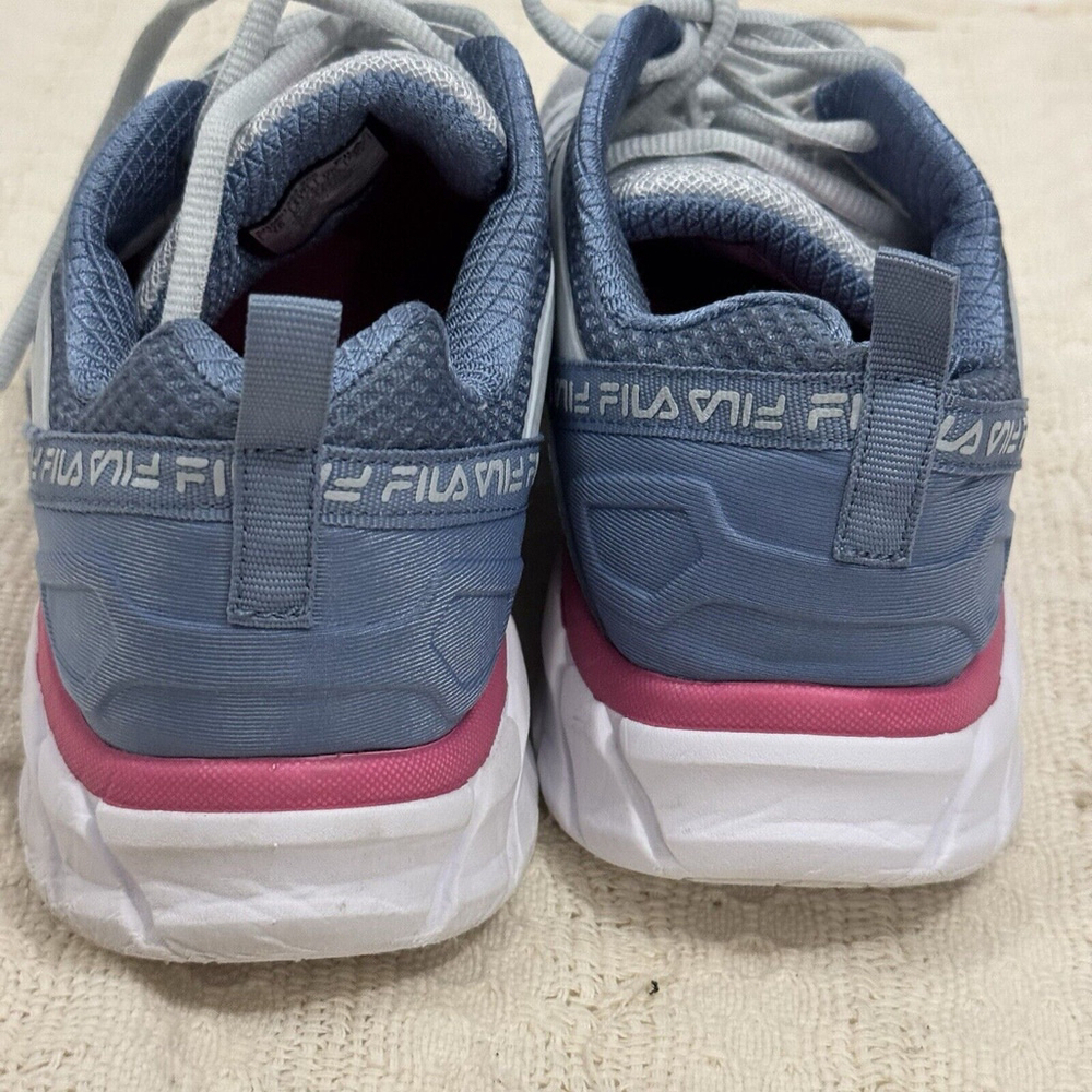 Fila Memory Women’s Blue Mesh Athletic Running Shoe Size 10 Walking Yoga Casual - Picture 8 of 16